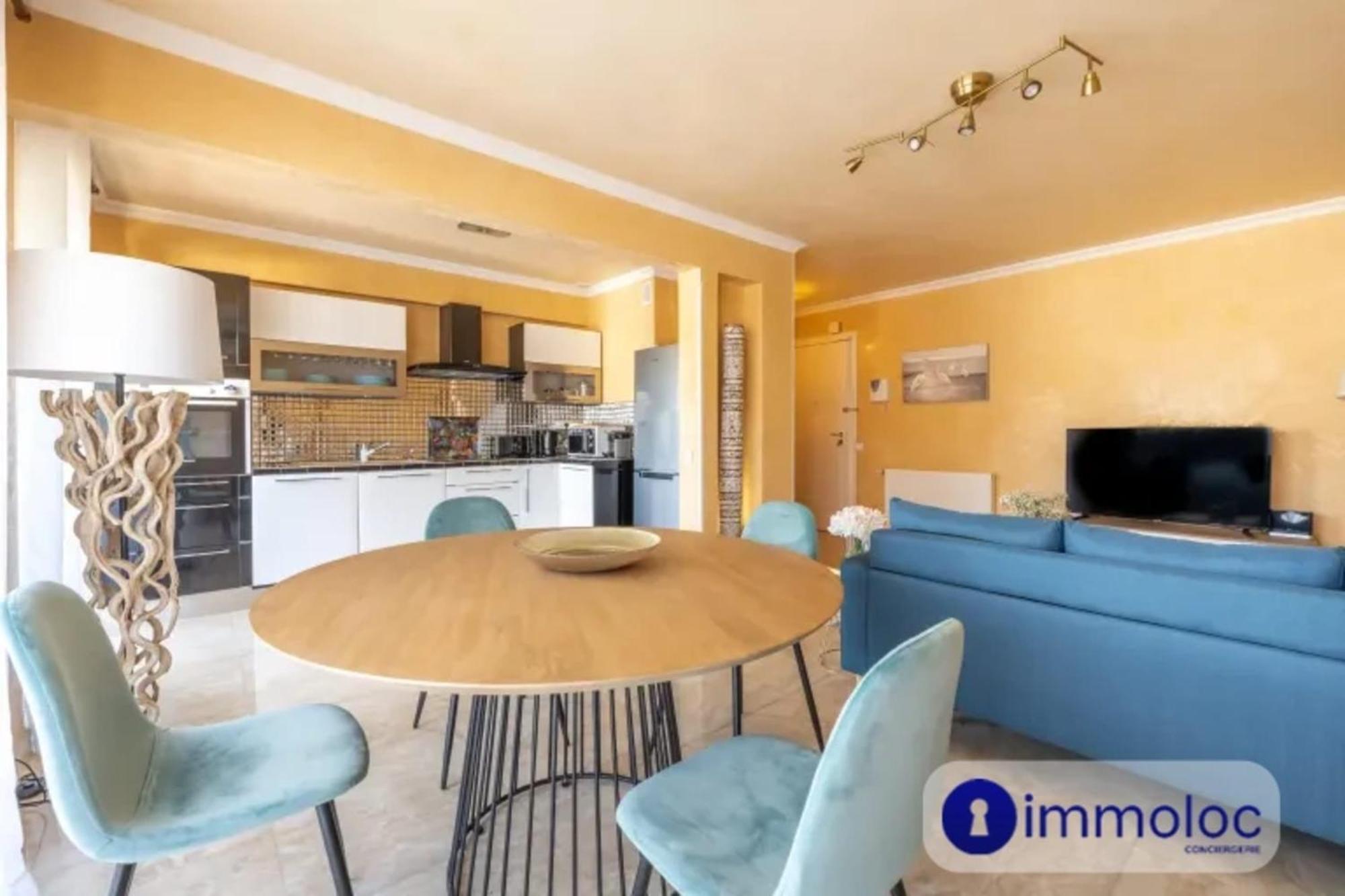 Air-Conditioned Apartment With Terrace Sea View Ницца Экстерьер фото