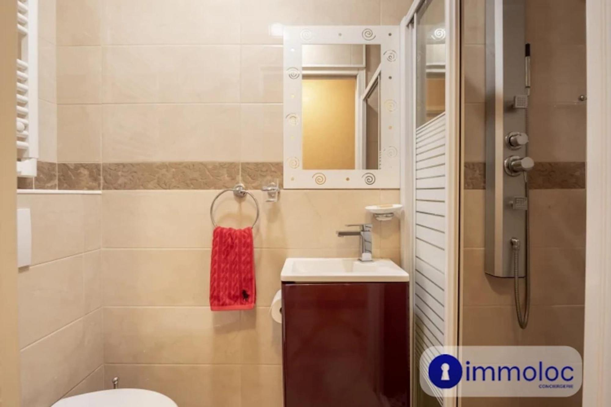 Air-Conditioned Apartment With Terrace Sea View Ницца Экстерьер фото